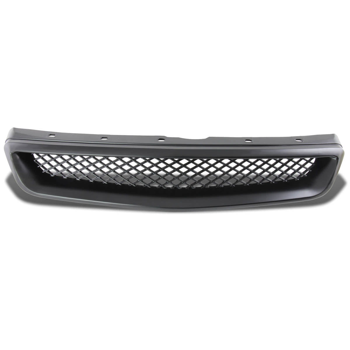 D-Motoring - Bumper Grille - ABS - Black - 99-00 Civic - 1