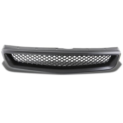 D-Motoring - Bumper Grille - ABS - Black - 99-00 Civic - 1