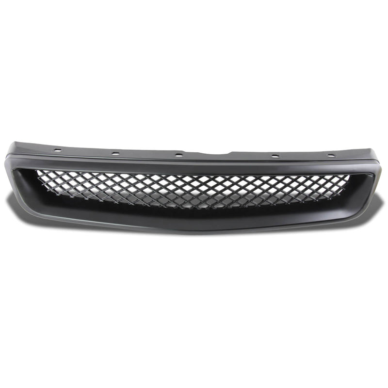 D-Motoring - Bumper Grille - ABS - Black - 99-00 Civic - 1