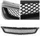 D-Motoring - Bumper Grille - ABS - Black - 99-00 Civic - 2