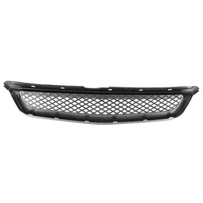 D-Motoring - Bumper Grille - ABS - Black - 99-00 Civic - 4