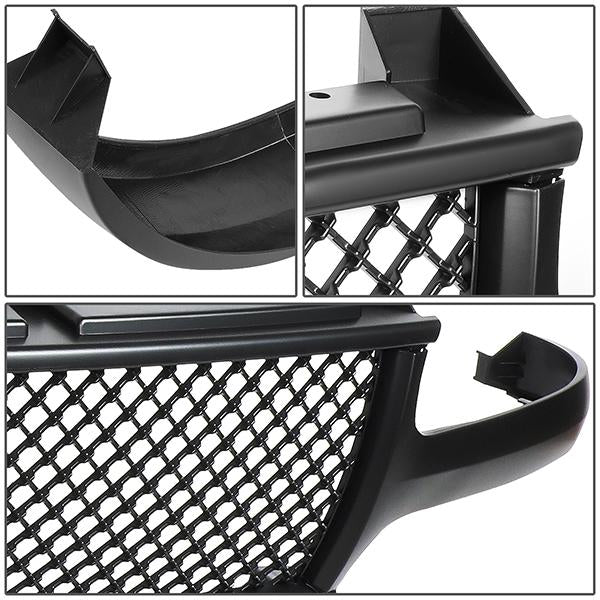 00-06 Suburban Tahoe Silverado Bumper Grille - Front Upper - Matte - GRF-001-T1-MBK - 4