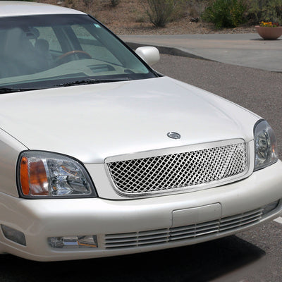 D-Motoring - Bumper Grille - Chrome - 00-05 Cadillac Deville - 2