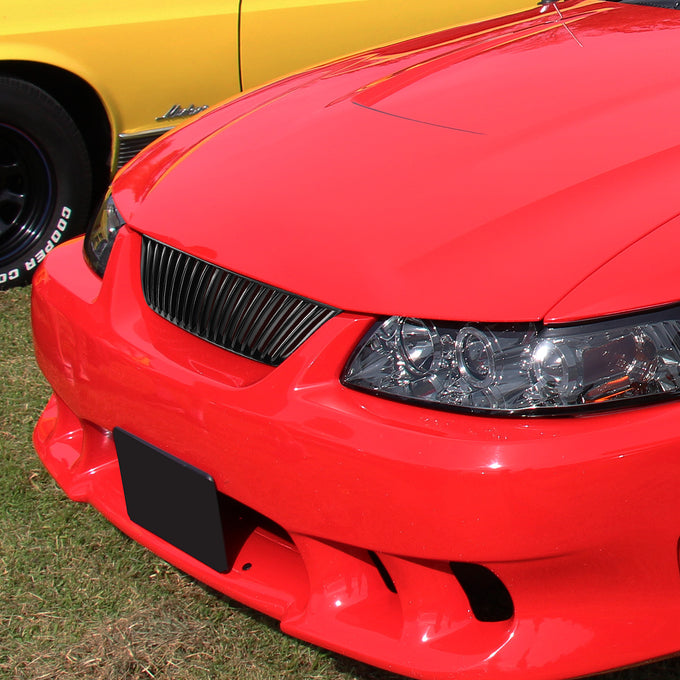 D-Motoring - Bumper Grille - Black - 99-04 Mustang GT / SVT - 5
