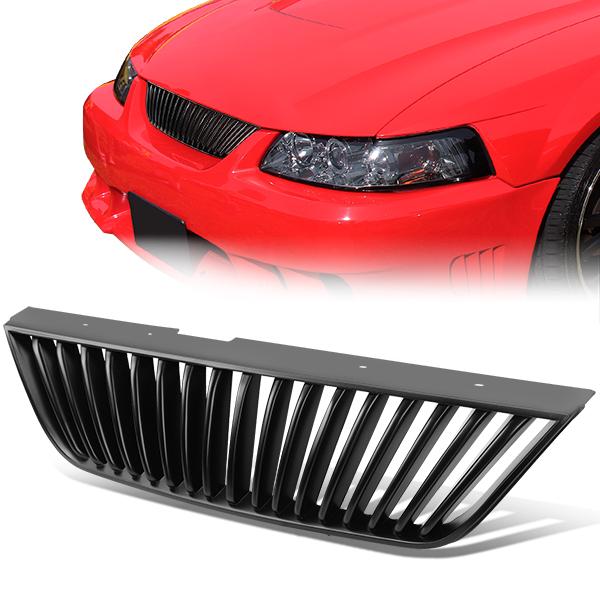 Vertical Fence Front Grille <br>99-04 Ford Mustang