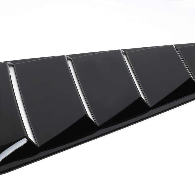 D-Motoring - Car Side Vents - Rear Side - Louvers - Glossy - Pair - 05-14 Ford Mustang Coupe - 3