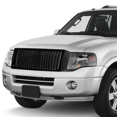 D-Motoring - Bumper Grille - ABS - Black - 07-09 Ford Expedition U324 T1 - 1