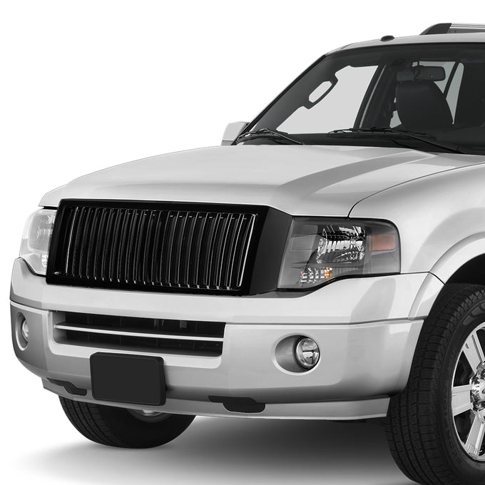 D-Motoring - Bumper Grille - ABS - Black - 07-09 Ford Expedition U324 T1 - 1