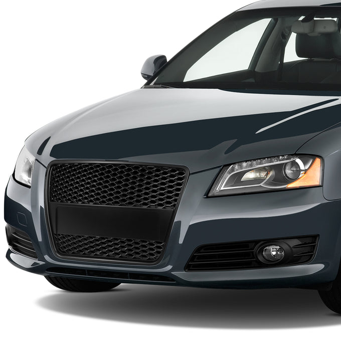 D-Motoring - Bumper Grille - ABS - 08-11 Audi A3 Typ-8P7 - 1