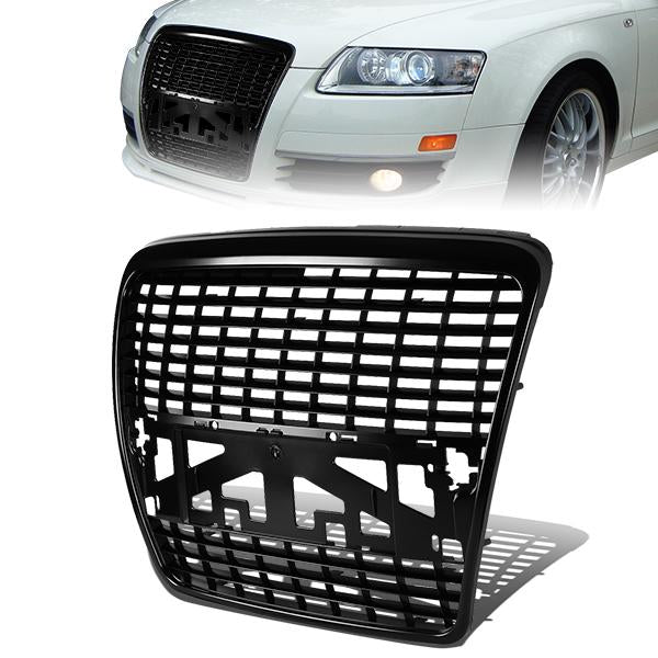 Horizontal Slats Front Grille <br>05-08 Audi A6 Quattro