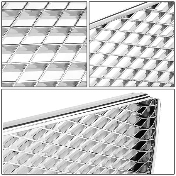 05-09 Ford Mustang GT Bumper Grille - Front - Diamond Mesh Style - GRF-085-CH - 4
