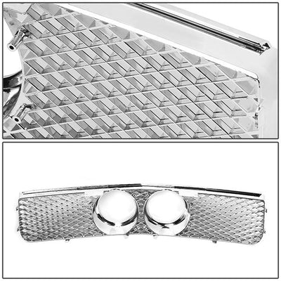 05-09 Ford Mustang GT Bumper Grille - Front - Diamond Mesh Style - GRF-085-CH - 6