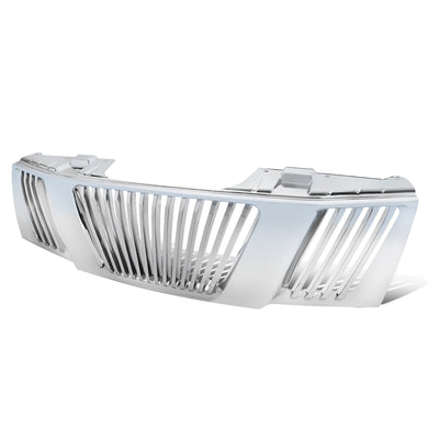 D-Motoring - Bumper Grille - Vertical Fence Style - Chrome - Nissan Frontier / Pathfinder - 2