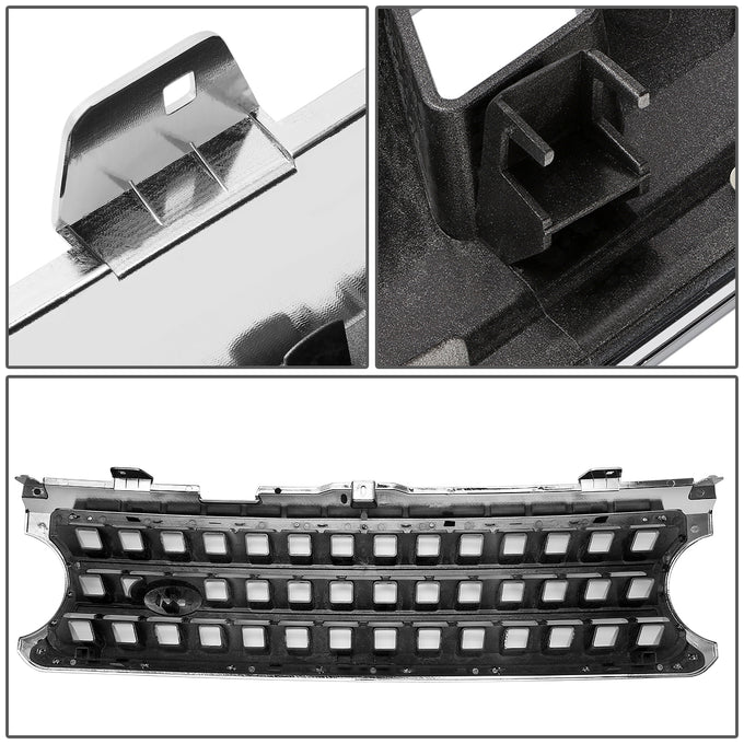 D-Motoring - Bumper Grille - Black - Land Range Rover - 5