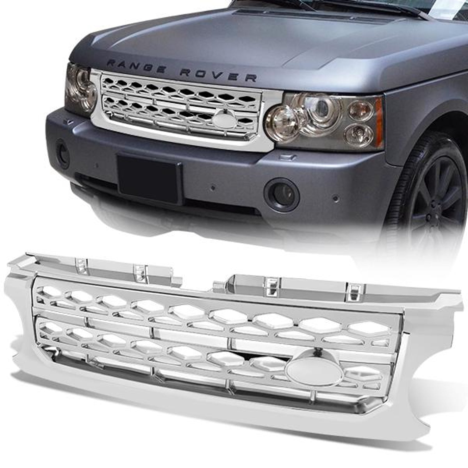 Auto Rims Grill Honeycomb Mesh Front Upper Grille 10-16 Land Rover LR4 β CA Auto Parts