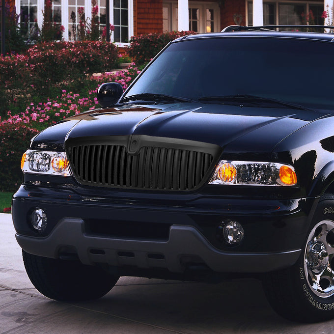 D-Motoring - Bumper Grille - Black - Lincoln Navigator - 1