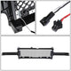 Diamond Mesh LED DRL Front Grille <br>99-02 Chevy Silverado 1500 2500 LD