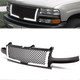 Diamond Mesh LED DRL Front Grille <br>99-02 Chevy Silverado 1500 2500 LD
