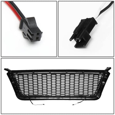 Honeycomb Mesh LED Bar Front Grille <br>04-08 Ford F150