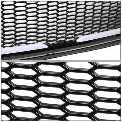 Honeycomb Mesh LED Bar Front Grille <br>15-17 Ford F150