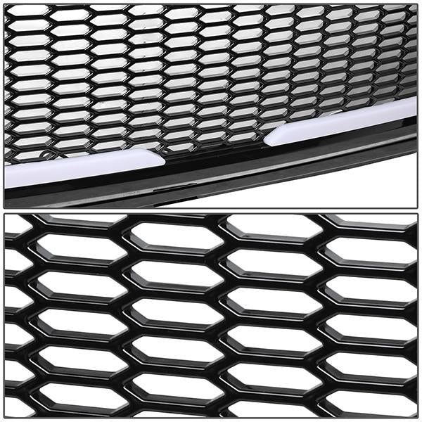 Honeycomb Mesh LED Bar Front Grille <br>15-17 Ford F150