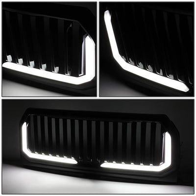 Vertical Fence LED Bar Front Grille <br>15-17 Ford F150