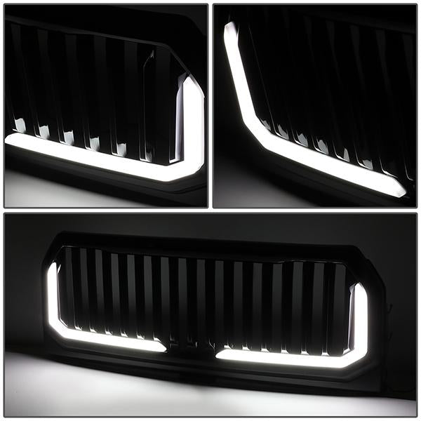 Vertical Fence LED Bar Front Grille <br>15-17 Ford F150
