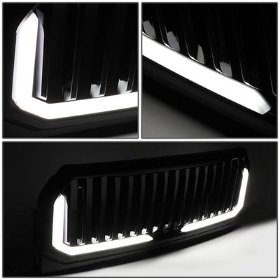 Vertical Fence LED Bar Front Grille <br>15-17 Ford F150