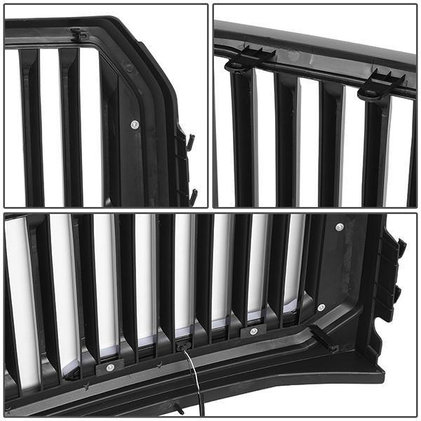 Vertical Fence LED Bar Front Grille <br>15-17 Ford F150