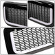 Honeycomb Mesh LED Bar Front Grille <br>99-04 Ford F250 F350 F450 F550 Super Duty