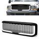 Honeycomb Mesh LED Bar Front Grille <br>99-04 Ford F250 F350 F450 F550 Super Duty