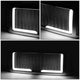 Honeycomb Mesh LED Bar Front Grille <br>05-07 Ford F250 F350 F450 F550 Super Duty