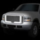 Honeycomb Mesh LED Bar Front Grille <br>05-07 Ford F250 F350 F450 F550 Super Duty
