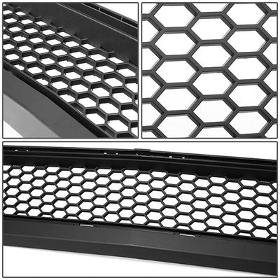 Honeycomb Mesh LED DRL Front Lower Bumper Grille <br>15-17 Ford Mustang Base/Ecoboost/GT