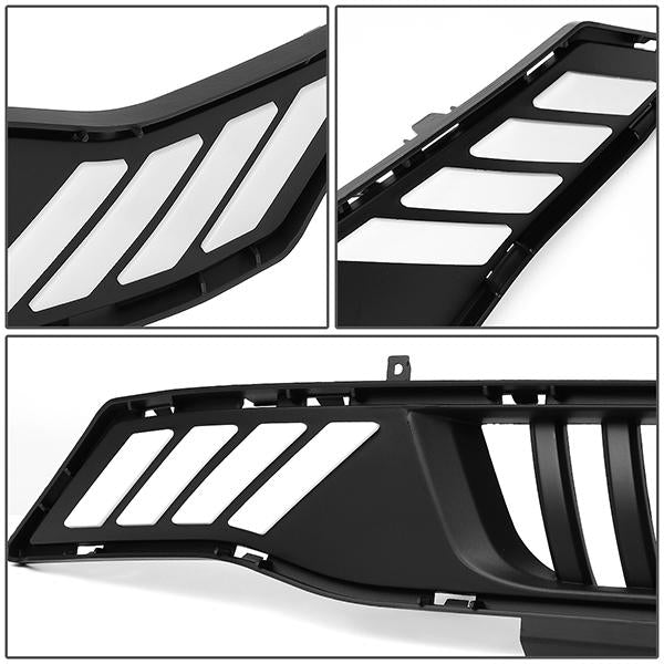 Vertical Fence Front Lower Bumper Grille <br>18-19 Ford Mustang 2.3L 5.0L