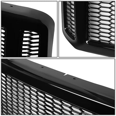Honeycomb Mesh Front Grille <br>05-07 Ford F250 F350 F450 F550 Super Duty