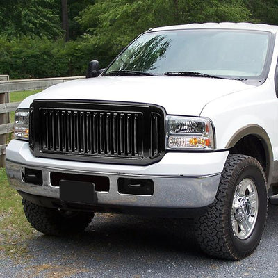 Vertical Fence Front Grille <br>05-07 Ford F250 F350 F450 F550 Super Duty