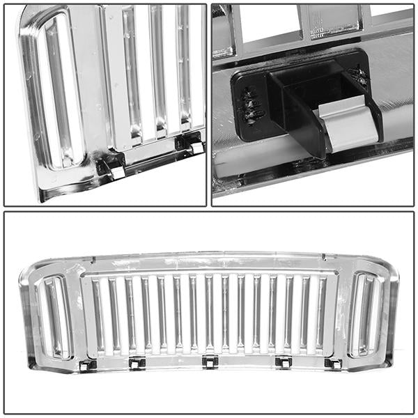 Vertical Fence Front Grille <br>05-07 Ford F250 F350 F450 F550 Super Duty