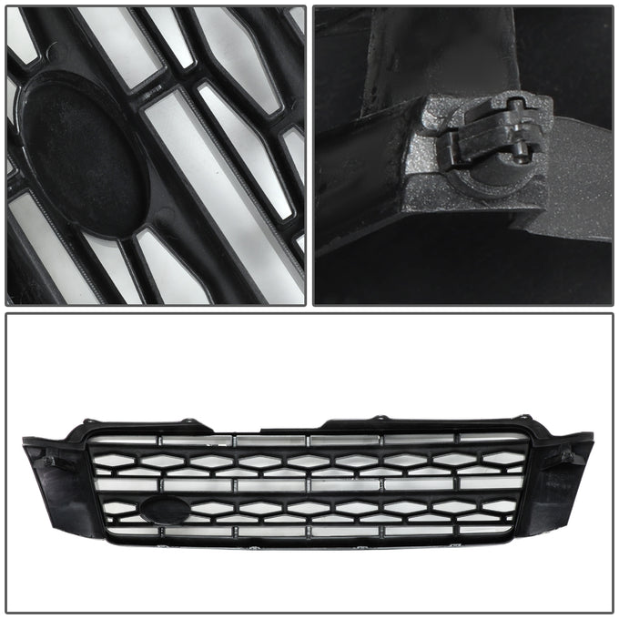 D-Motoring - 01-07 Toyota Highlander Bumper Grille - Plastic - 5