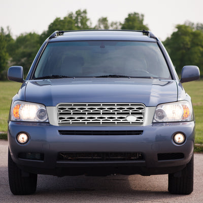 D-Motoring - 01-07 Toyota Highlander Bumper Grille - Plastic - 6