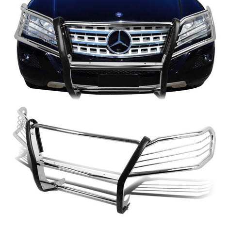 06-11 Mercedes-Benz ML320 ML350 ML450 ML500 ML550 ML63 Brush Grille Guard - Stainless Steel