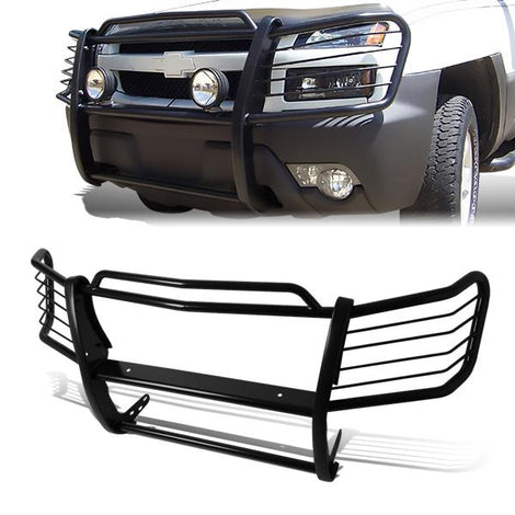 02-06 Chevy Avalanche 1500 Brush Grille Guard - Steel - Black
