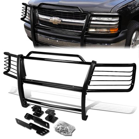 00-06 Chevy Tahoe Suburban Brush Guard - Coated - Mild Steel - GRILL-G-007-BK - 1