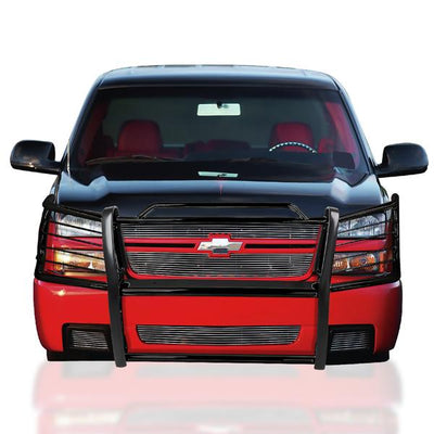 03-07 Chevy Silverado 1500 Brush Guard - Coated - Mild Steel - GRILL-G-009-BK - 5