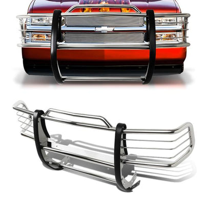 98-04 Chevy Blazer GMC Sonoma Brush Grille Guard - Stainless Steel