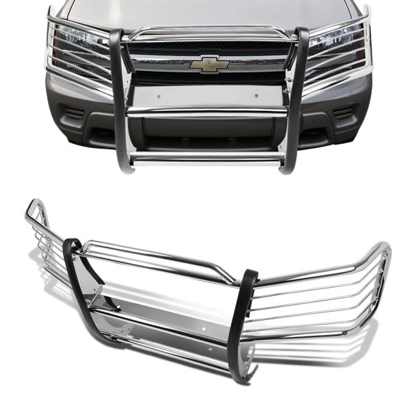 02-09 Chevy Trailblazer EXT Brush Grille Guard - Steel - Stainless Steel