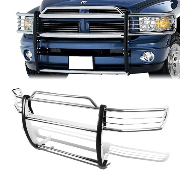 99-01 Dodge Ram 1500 Sport Brush Grille Guard - Steel - Stainless Steel
