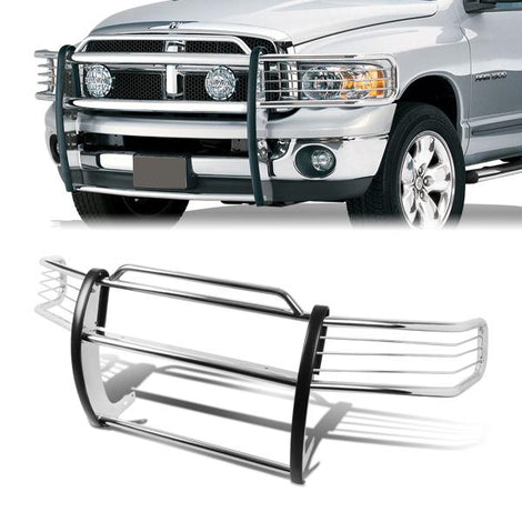 94-02 Dodge Ram 1500 2500 3500 Brush Grille Guard - Steel - Stainless Steel