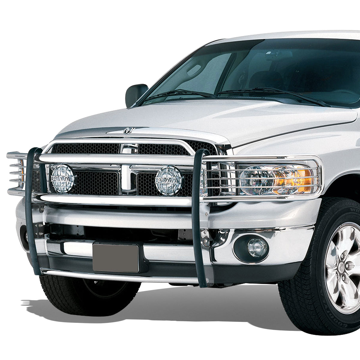 2002〜2005 Dodge ラム　ピックアップ バグガード 02-05 Dodge Ram 1500 2500 3500 Brush Grille Guard - Steel