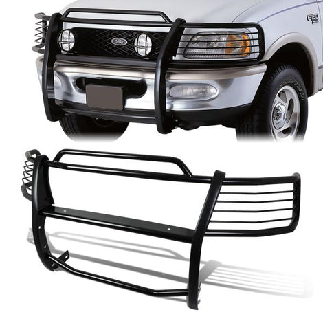 99-04 Ford F150 F250 Expedition Brush Grille Guard - Steel - Black